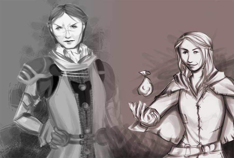 kira and atrocious lesbia artwork
